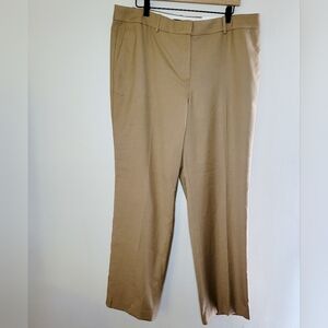 Ann Taylor Tan Straight Leg Pants